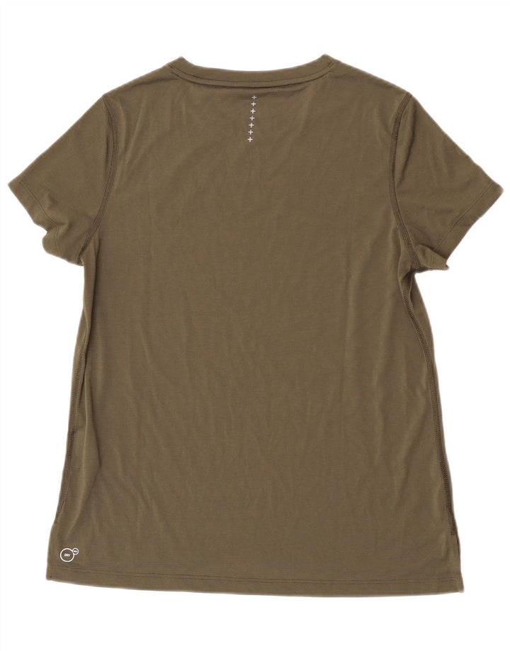T-shirt da donna Puma UK 12 media poliestere kaki