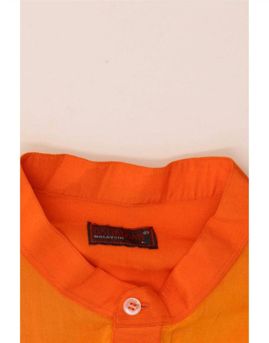 Camicia pullover a maniche corte con grafica vintage da uomo grande arancione