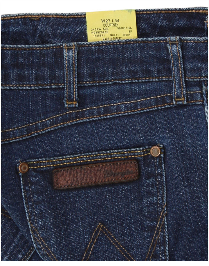 Jeans slim da donna WRANGLER W27 L31 cotone blu