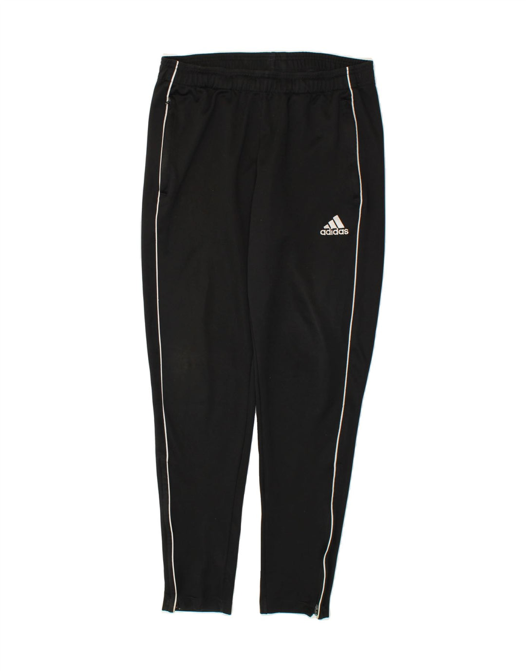 ADIDAS Mens Tracksuit Trousers Medium Black Polyester Vintage Adidas and Second-Hand Adidas from Messina Hembry 