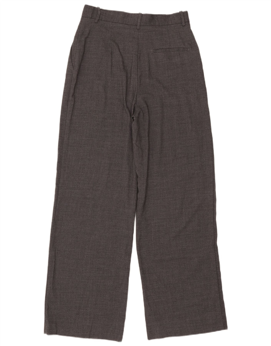 Pantaloni chino a gamba larga da donna Zara medi W28 L31 viscosa grigia
