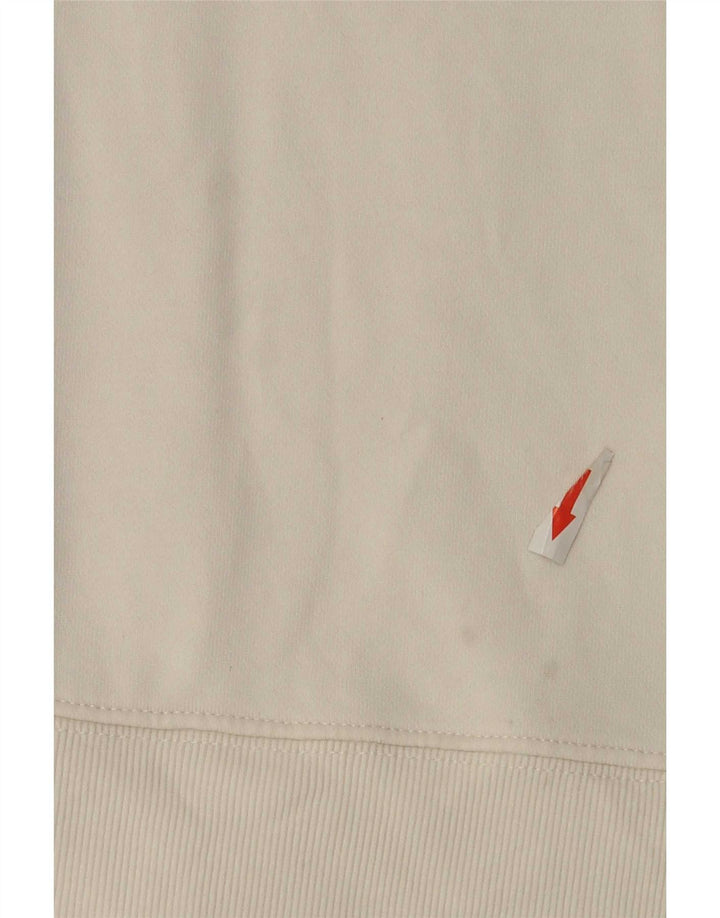 Felpa grafica da uomo Zara in cotone bianco medio