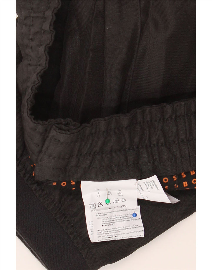 Pantaloni cargo da jogging da uomo Hugo Boss W34 L30 poliestere nero