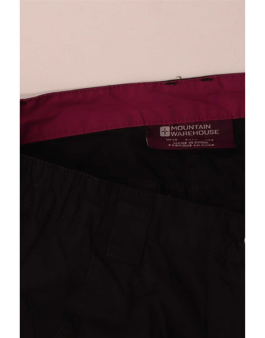 Pantaloni cargo da donna Mountain Warehouse UK 12 medi W34 L31 neri