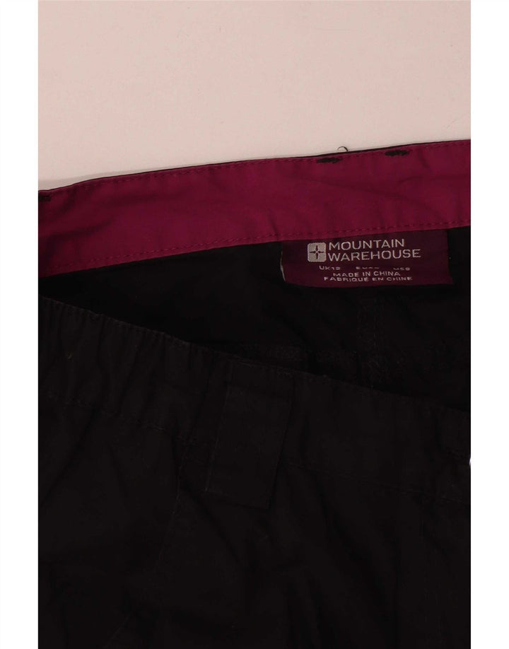 Pantaloni cargo da donna Mountain Warehouse UK 12 medi W34 L31 neri