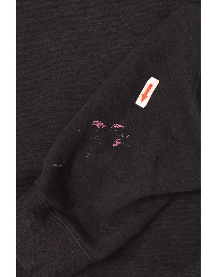 Felpa oversize con grafica Nike Air da donna UK 16 grande nera