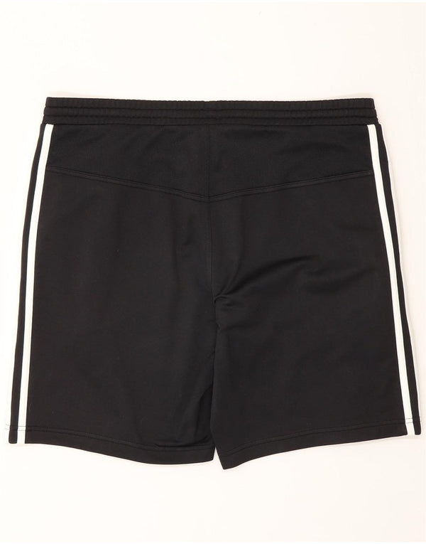 Pantaloncini sportivi da uomo Adidas medi neri in poliestere