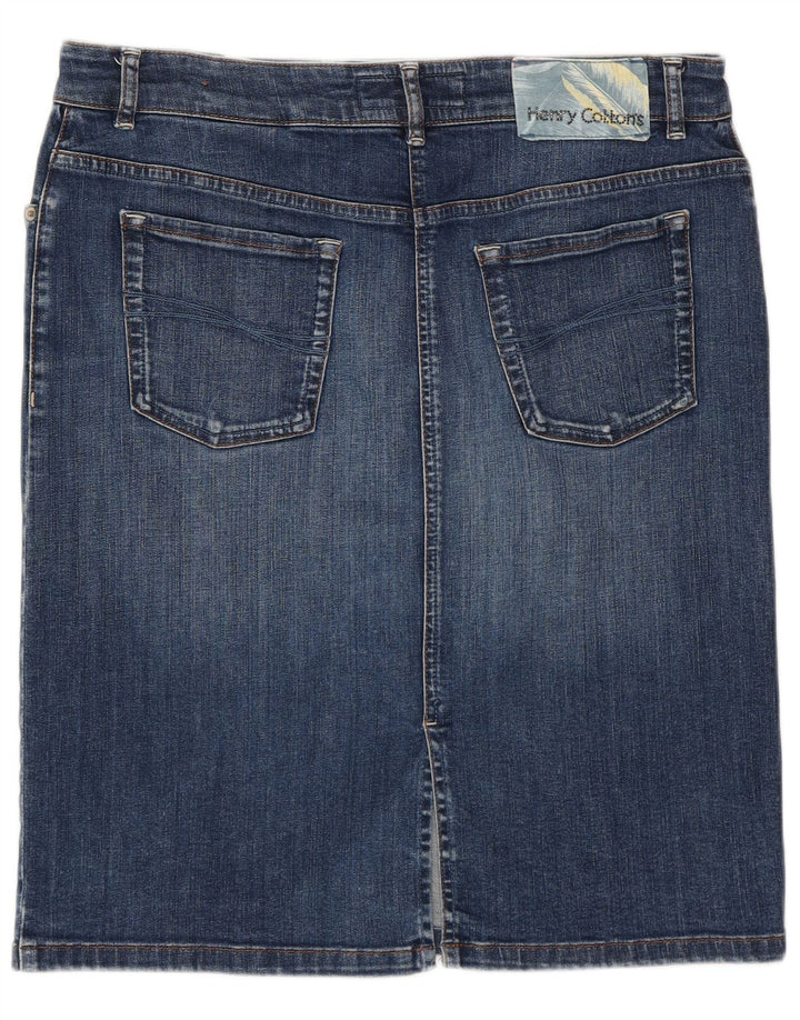 Gonna in denim da donna Henry Cottons W32 grande cotone blu
