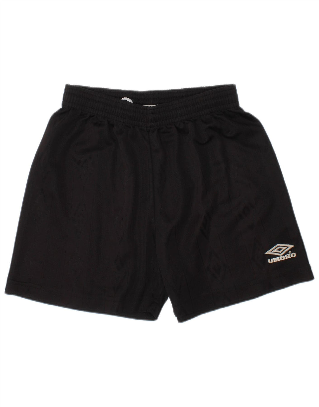 Pantaloncini sportivi da bambino UMBRO 6-7 anni in poliestere nero