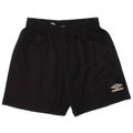 Pantaloncini sportivi da bambino UMBRO 6-7 anni in poliestere nero