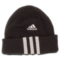 Cappello Beanie Adidas da Ragazzo Taglia Unica Nero a Righe in Poliestere