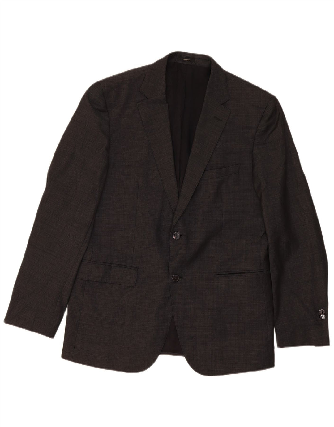 Giacca blazer da uomo a 2 bottoni Massimo Dutti EU 52 Large Grey Wool