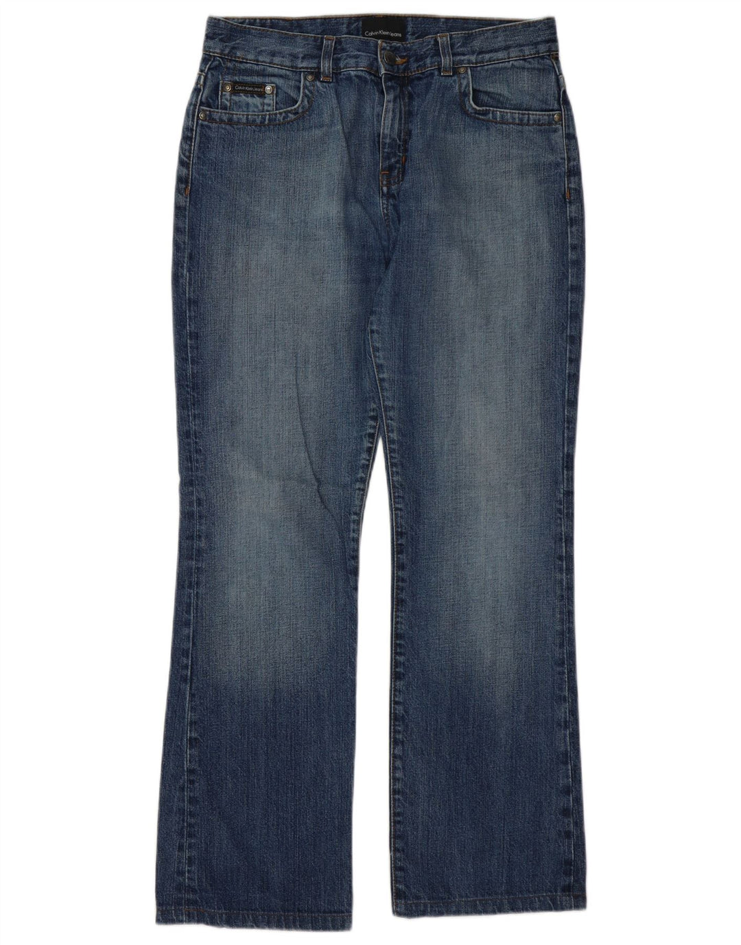 Jeans Bootcut da donna Calvin Klein W31 L30 cotone blu