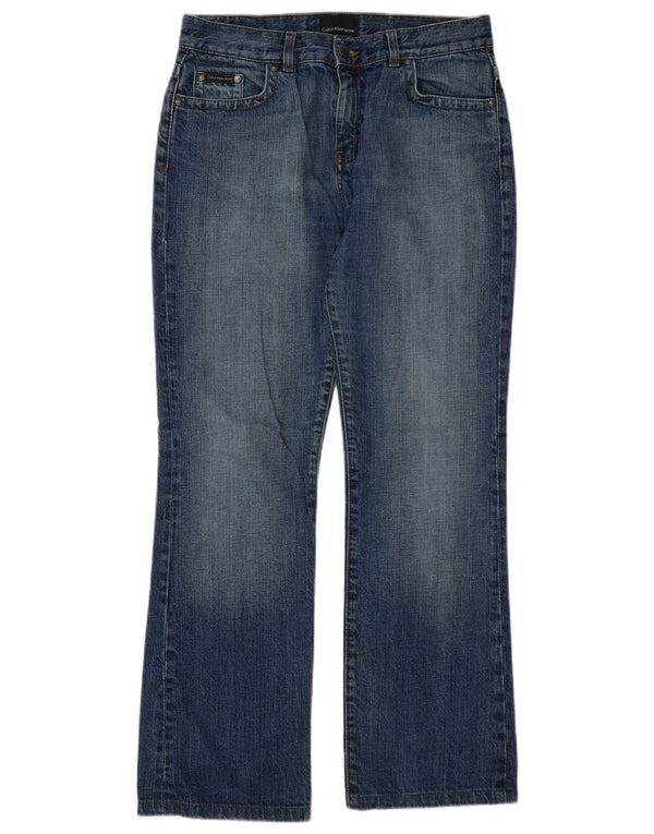 Jeans Bootcut da donna Calvin Klein W31 L30 cotone blu