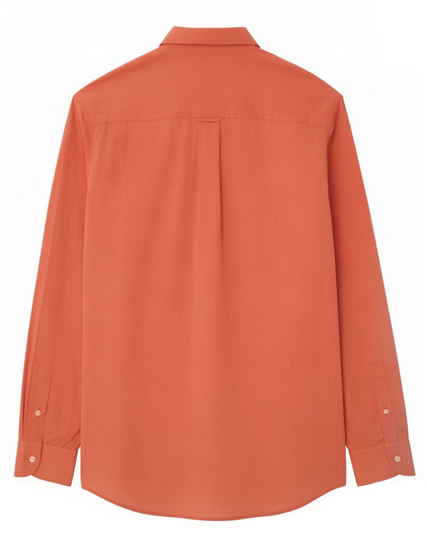Camicia alta da uomo Chaps XL in cotone arancione
