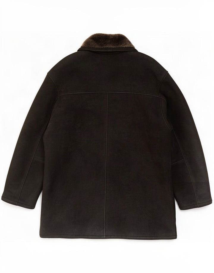 M. Giubbotto in shearling da uomo Flues IT 56 3XL Pelle nera