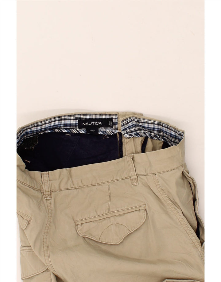 NAUTICA Mens Cargo Shorts W30 Medium Beige Cotton Vintage Nautica and Second-Hand Nautica from Messina Hembry 