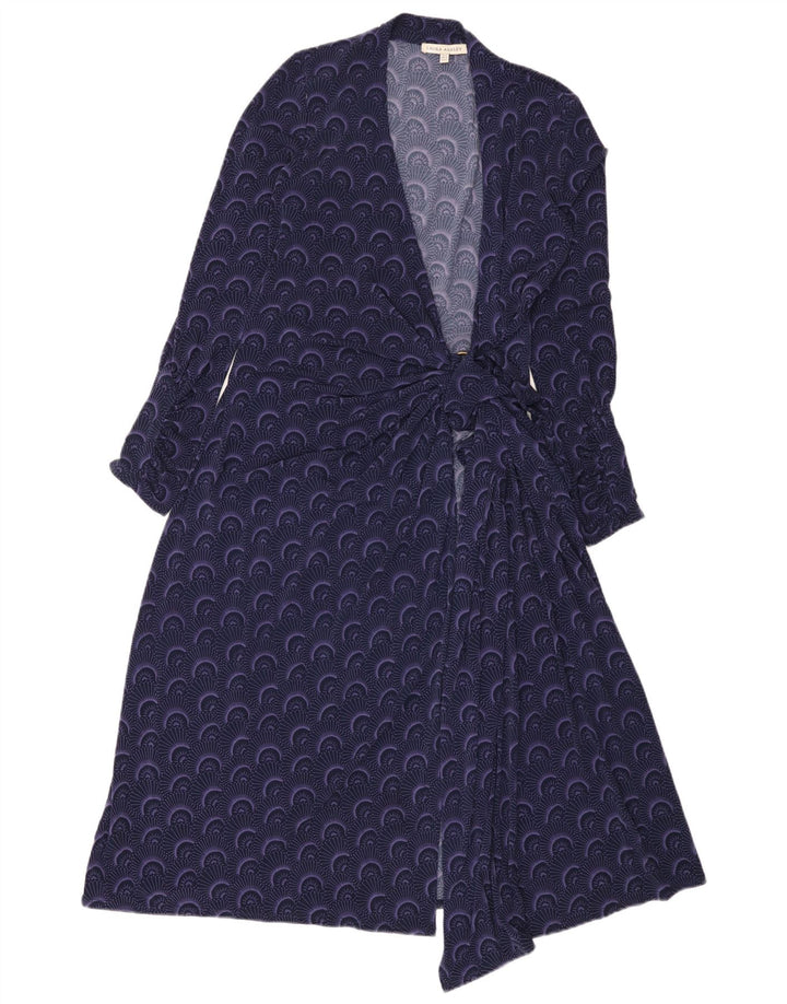 Laura Ashley Abito da donna con motivo astratto a portafoglio UK 12 Viola medio