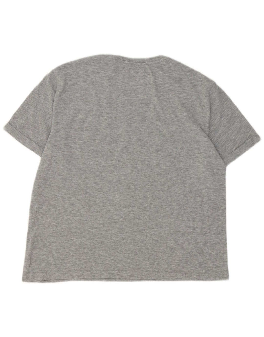 T-shirt grafica da donna Superdry Top UK 12 cotone grigio medio