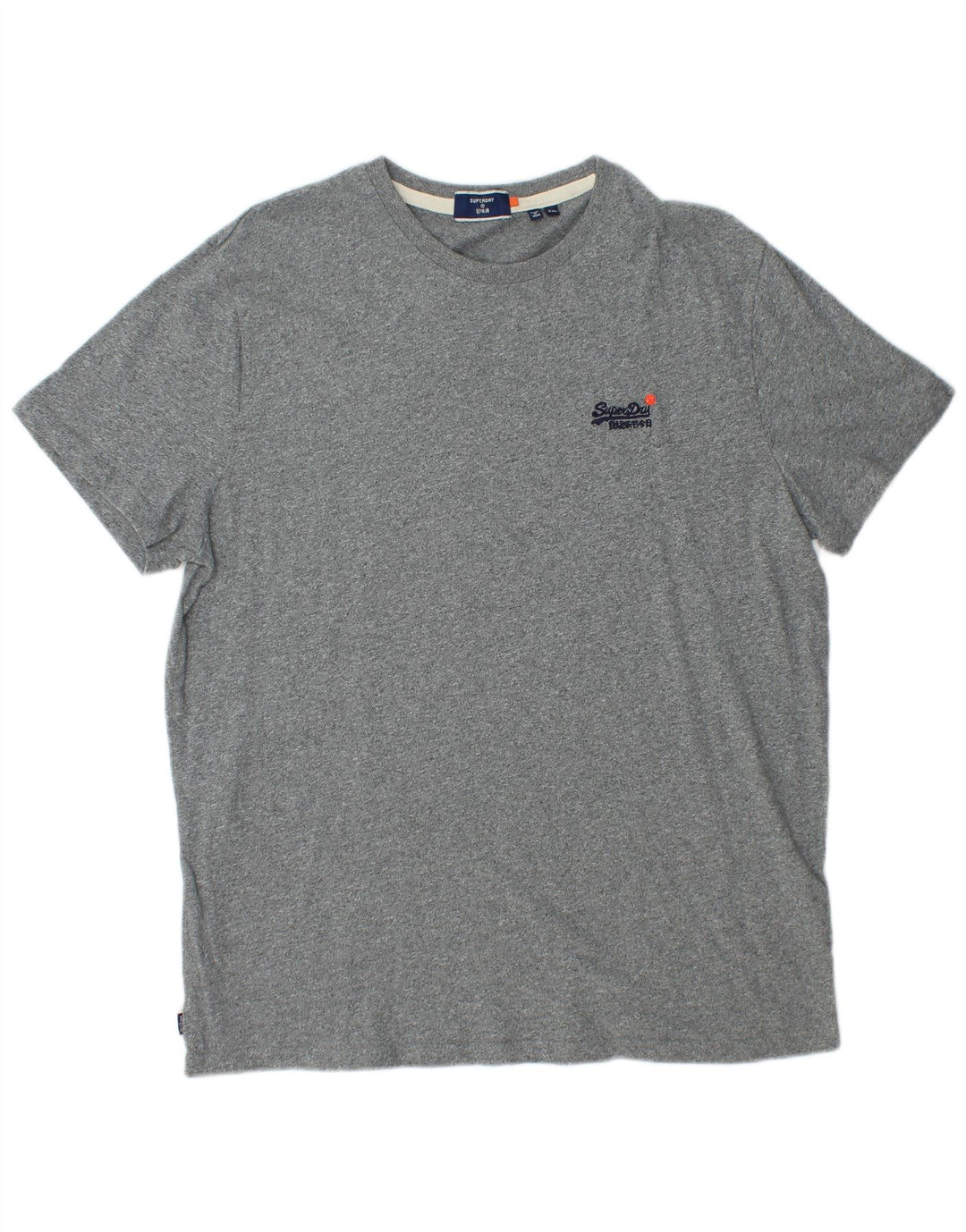 T-shirt da uomo Superdry Top 2XL cotone chiazzato grigio
