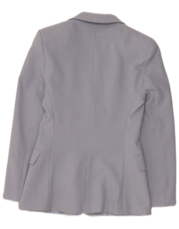 Giacca blazer a 2 bottoni da donna Marks & Spencer UK 10 piccola blu