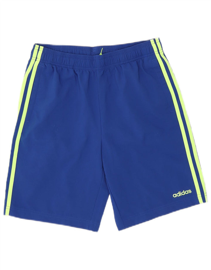 Pantaloncini sportivi Adidas da bambino 15-16 anni in poliestere blu