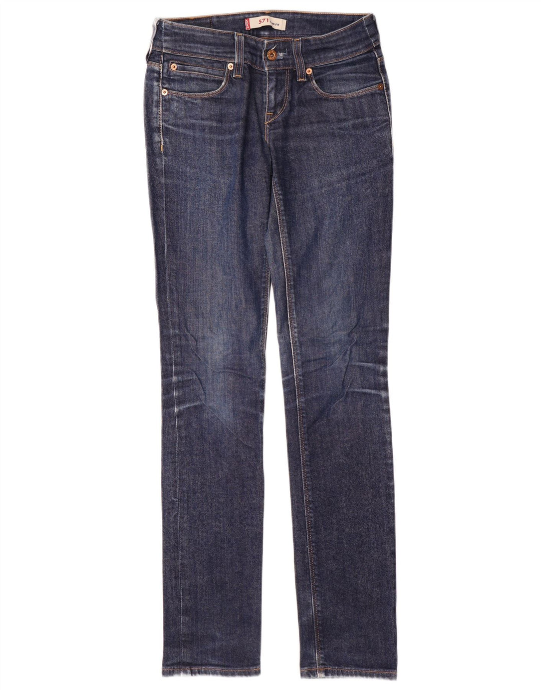 Jeans Levi's 571 Slim da donna W27 L34 cotone blu
