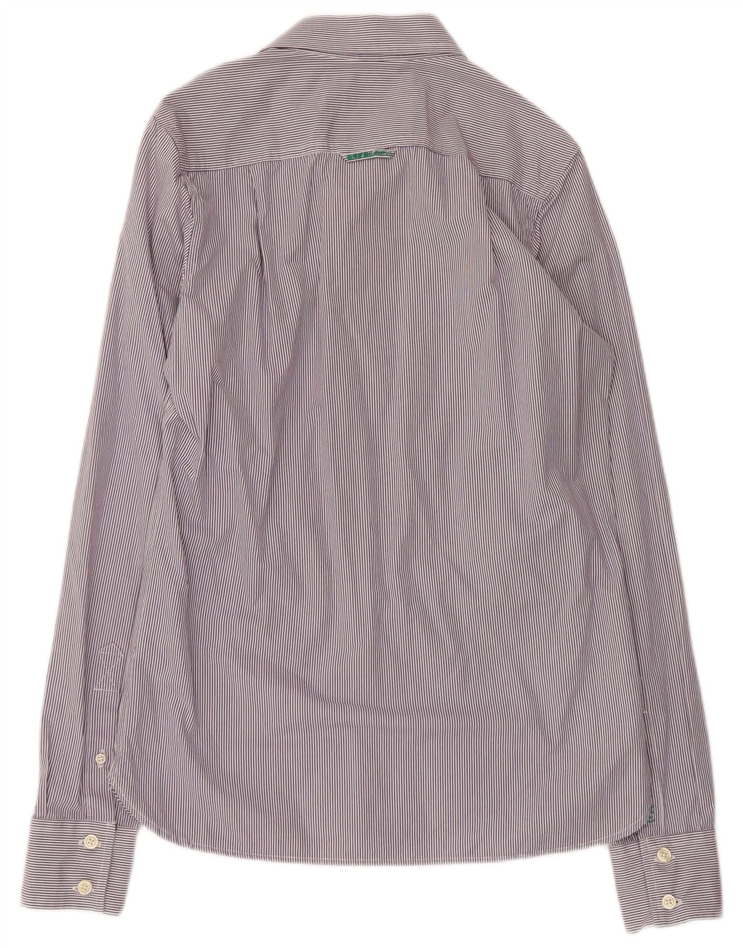 Camicia da uomo SUPERDRY in cotone gessato viola medio