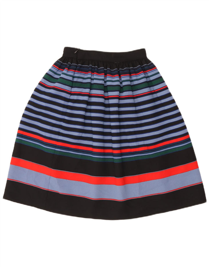 Gonna a trapezio da donna Zara XS W24 poliestere a righe multicolore