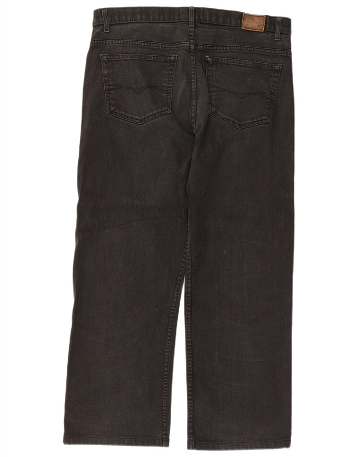 Jeans dritti da uomo Marks & Spencer W36 L27 cotone nero