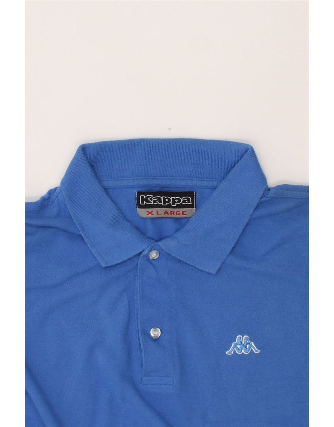 KAPPA Mens Polo Shirt XL Blue Cotton Vintage Kappa and Second-Hand Kappa from Messina Hembry 