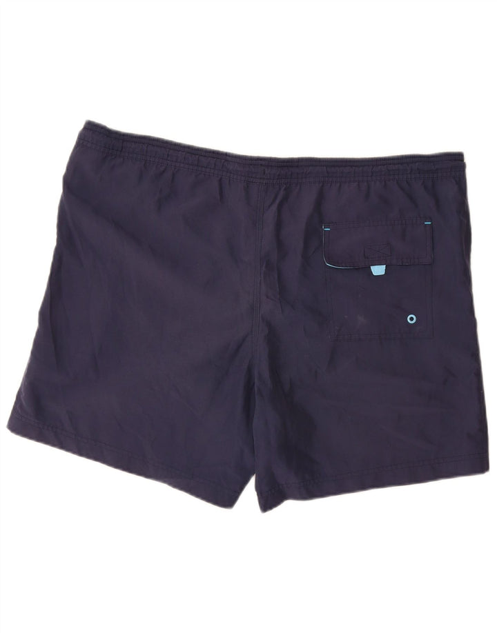 Pantaloncini da bagno da uomo Marks & Spencer grandi blu navy in policloruro