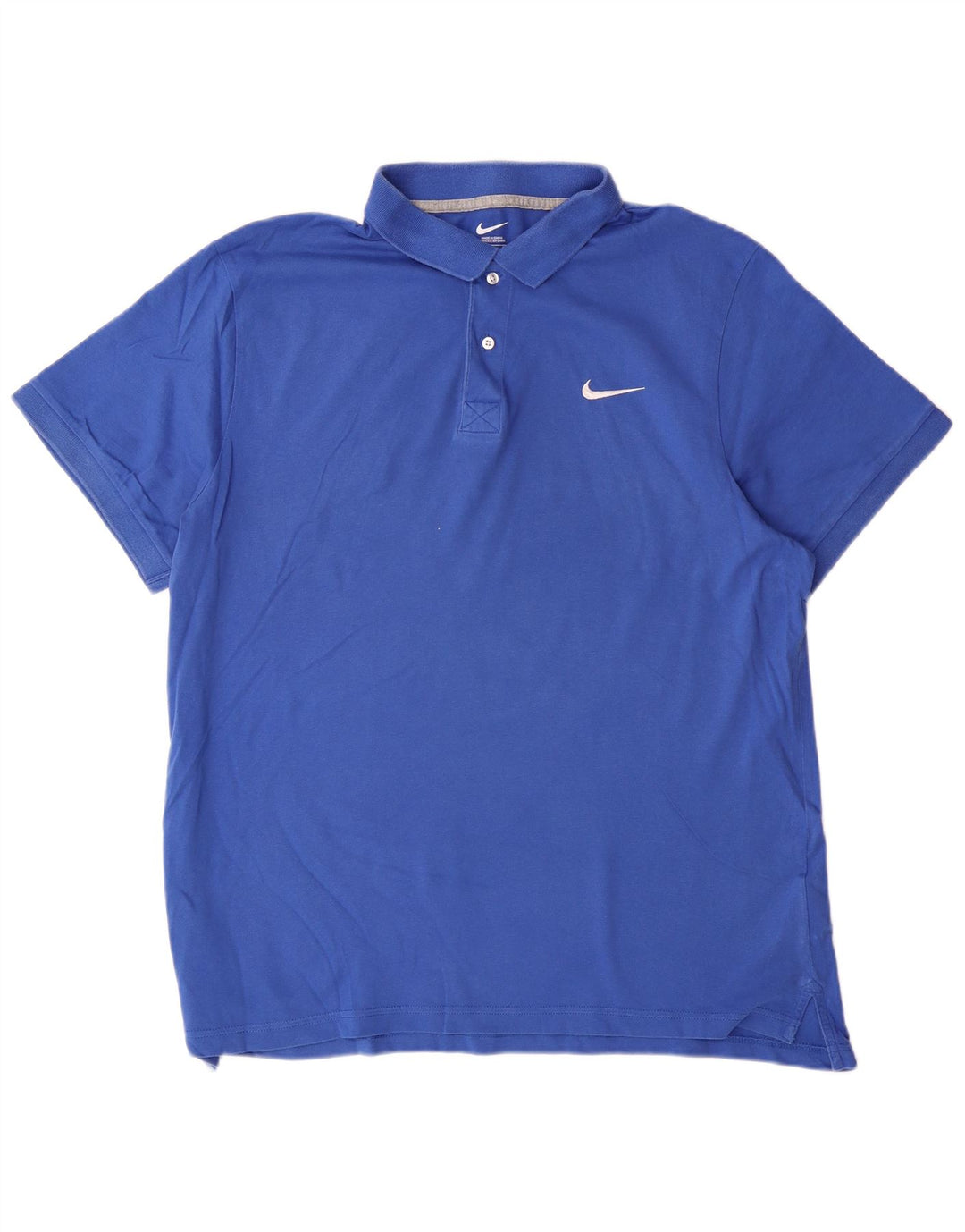 Polo NIKE da uomo XL in cotone blu