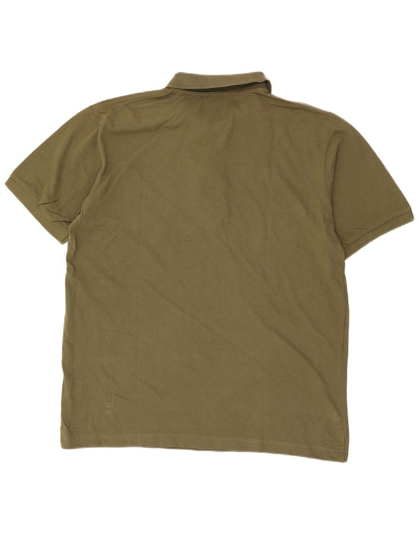 Kappa Mens Polo Shirt 2XL Khaki Cotton