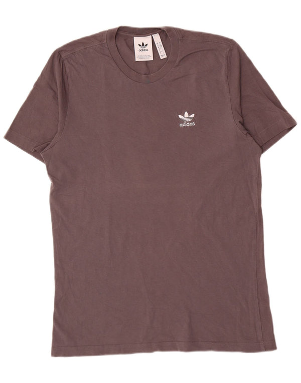Adidas Mens T-Shirt Top Small Grey