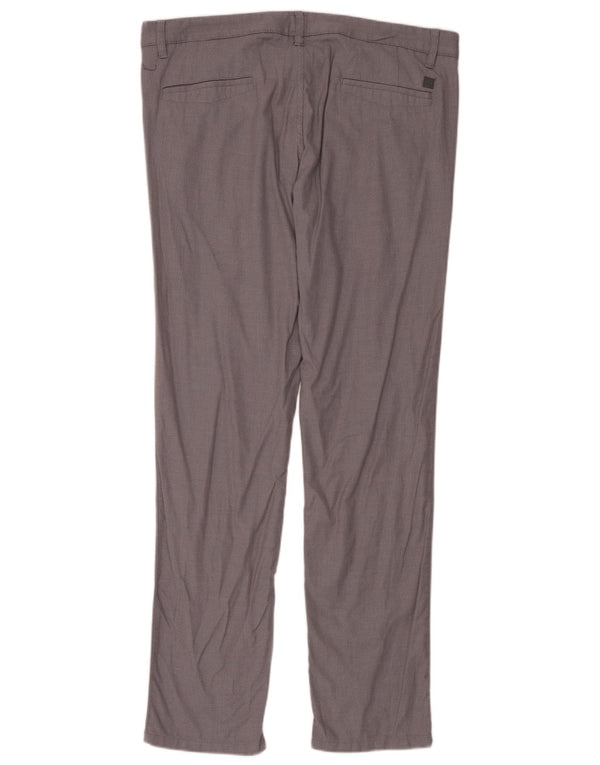 Pantaloni chino slim da uomo Hugo Boss W38 L34 cotone grigio