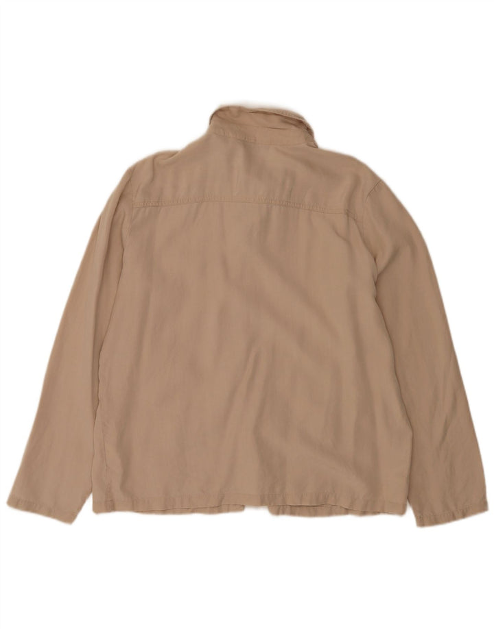Camicia da donna Marks & Spencer UK 16 Large Beige Lyocell