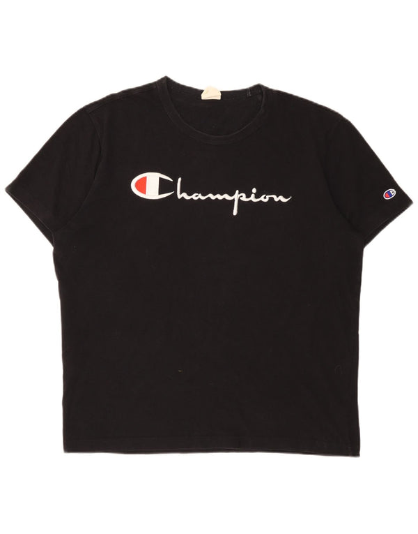 T-shirt grafica da uomo Champion Top XL Nera