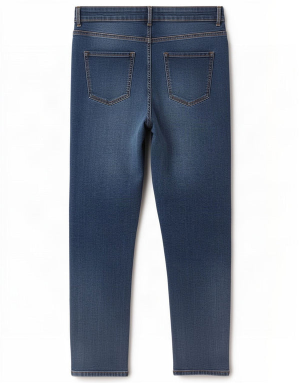Marks & Spencer Donna The Lily Slim Jeans UK 16 Large W34 L29 Cotone blu