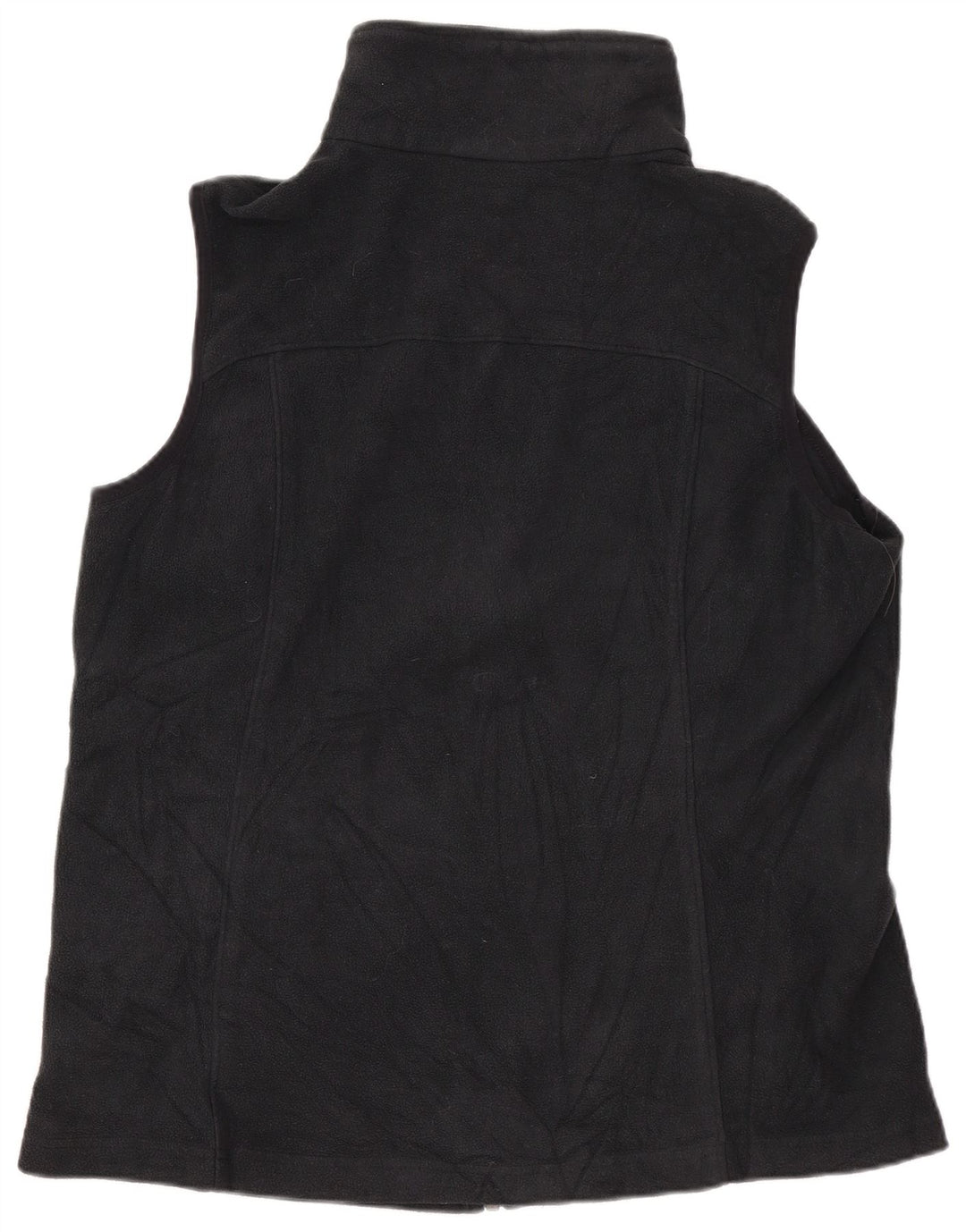 Gilet in pile da donna Columbia UK 16 grande poliestere nero