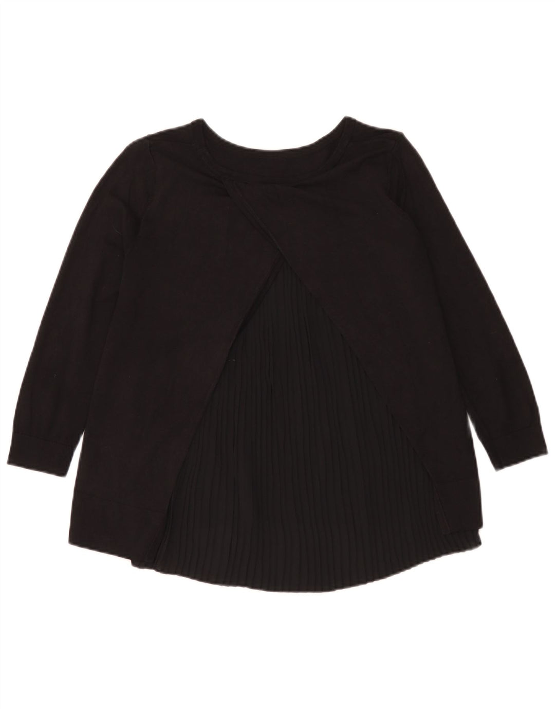 Top oversize da donna Hobbs manica 3/4 UK 6 XS nero modal