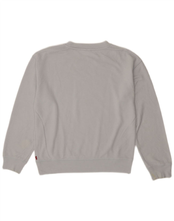 Felpa oversize con grafica da donna Levi's UK 6 XS Blu