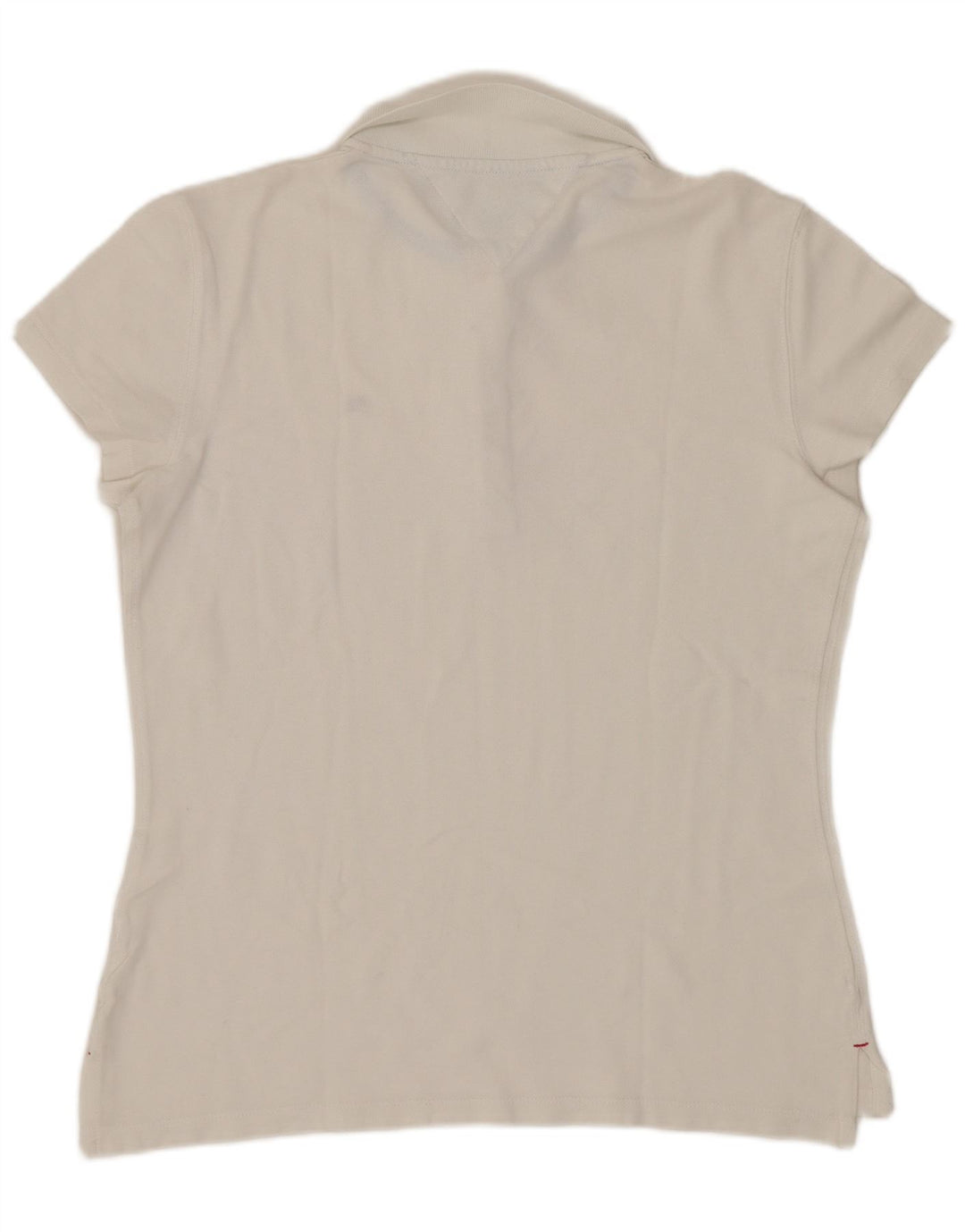 Polo da donna slim fit Tommy Hilfiger UK 12 medio bianco