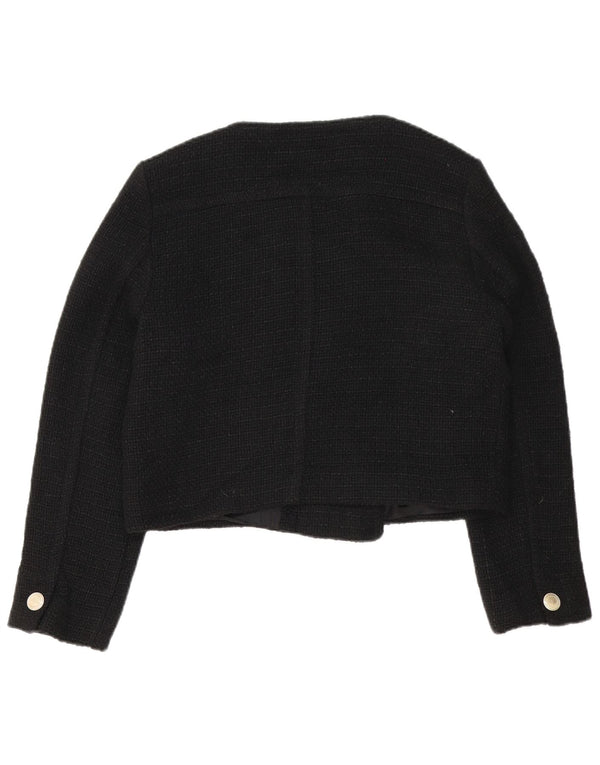Giacca bolero doppio petto da donna Reiss UK 12 medio nero acrilico