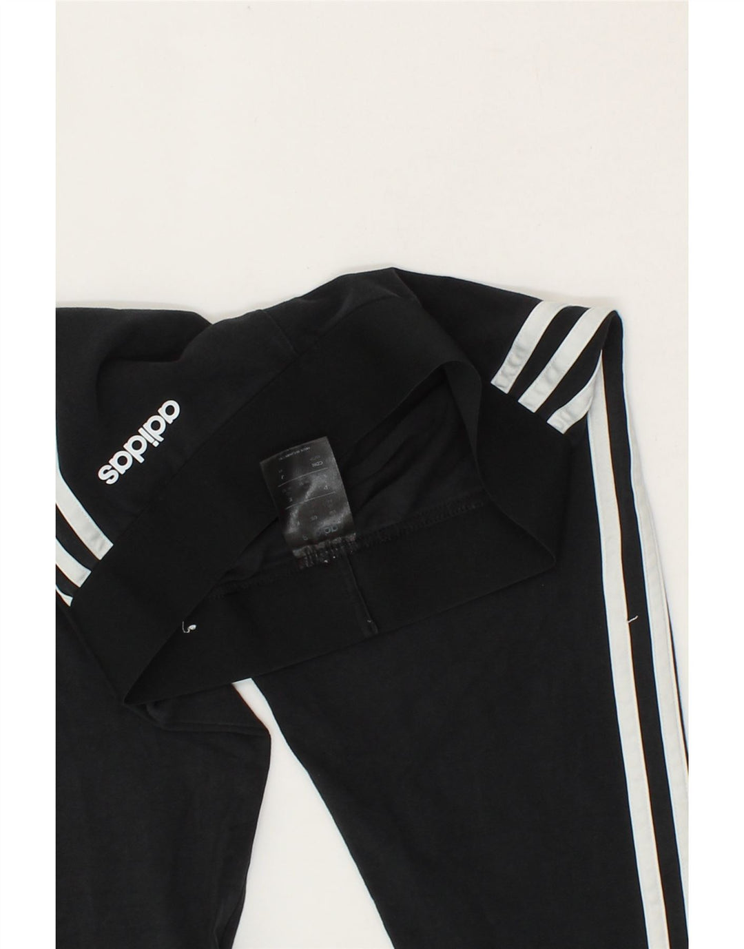 ADIDAS Womens Leggings UK 4 XS  Black Cotton Vintage Adidas and Second-Hand Adidas from Messina Hembry 
