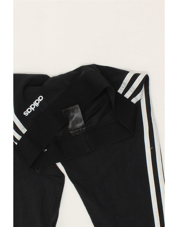 ADIDAS Womens Leggings UK 4 XS  Black Cotton Vintage Adidas and Second-Hand Adidas from Messina Hembry 