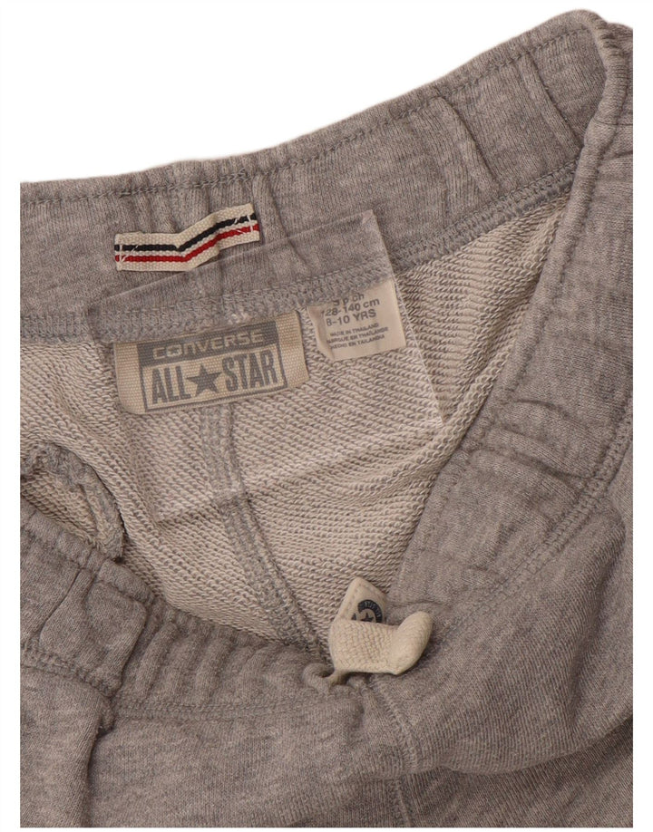 Pantaloncini sportivi CONVERSE per ragazzi All Star 8-9 anni in cotone grigio