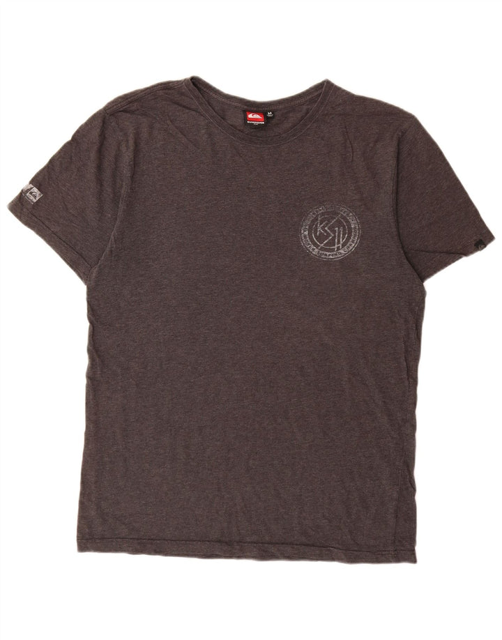 T-shirt slim da uomo Quiksilver grigio medio