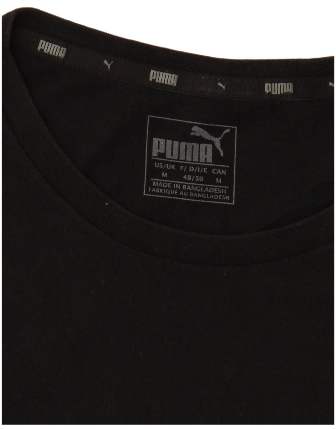 T-shirt grafica da uomo Puma Medium nera