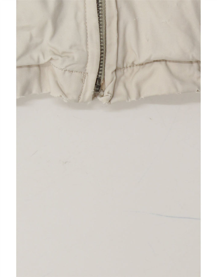 TOMMY HILFIGER Giubbotto bomber da uomo UK 42 XL Cotone bianco